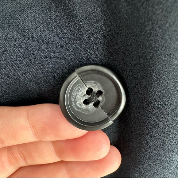 Madewell Caldwell Double Breasted Blazer in Black Size XS - Picture 10 of 10